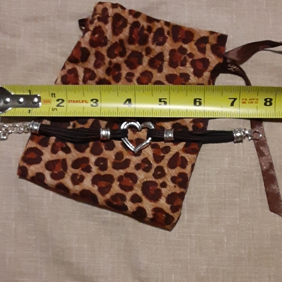 Brighton heart bracelet with drawstring pouch - Picture 3 of 3